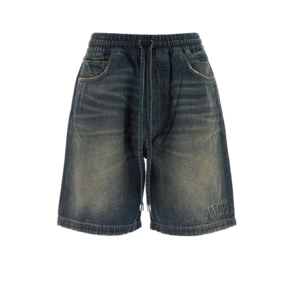 Amiri Men Denim Bermuda Shorts